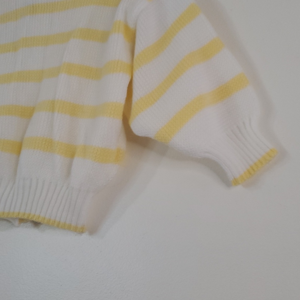 Vintage Fisher Price Stripped Button Sweater Size 24 Months Teddy Bear Balloon - Picture 5 of 10